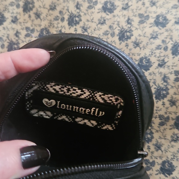 EUC Loungefly Sugar Skull Wristlet - Picture 3 of 4